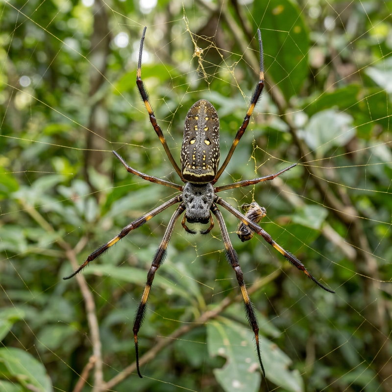 Araignée à soie dorée d'Australie