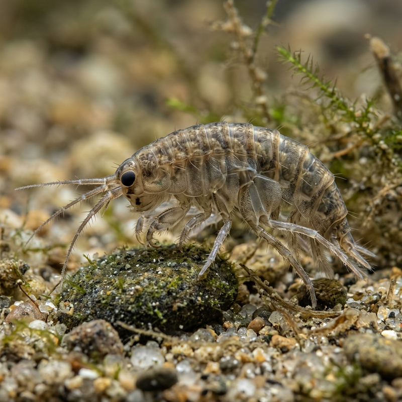 Amphipode de ruisseau