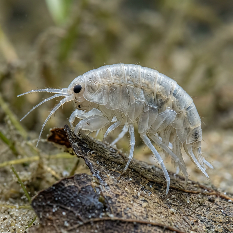 Amphipode de ruisseau