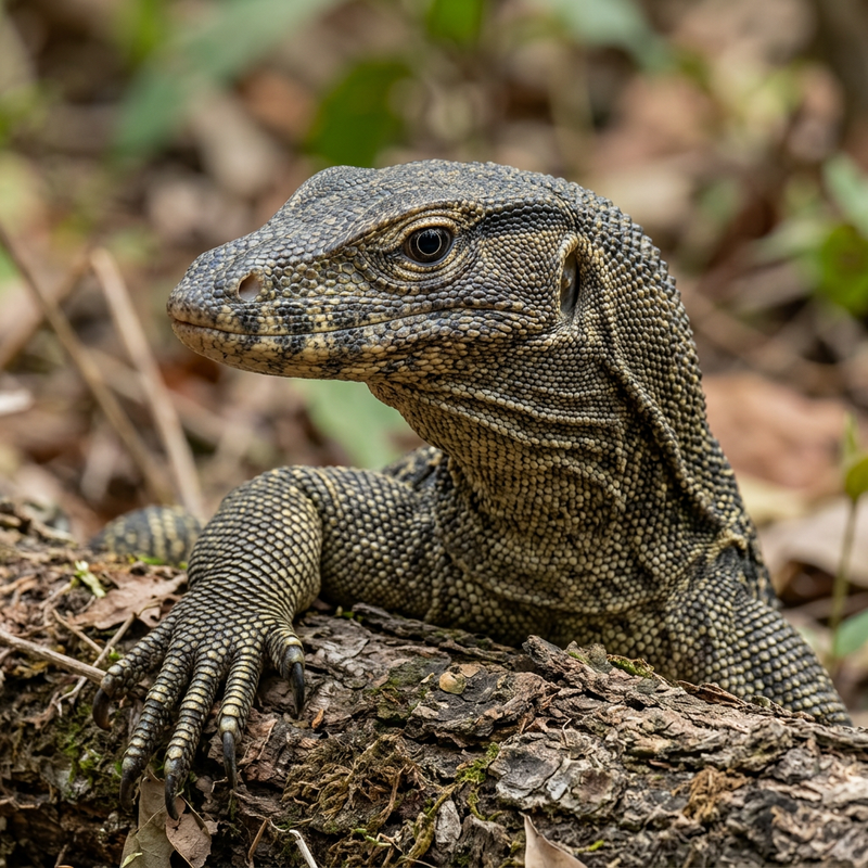 Lézard varan du Bengale