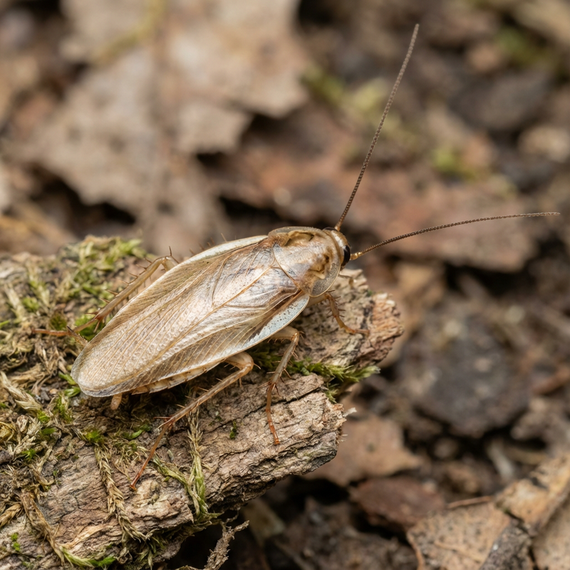 Blatte de la forêt ambrée