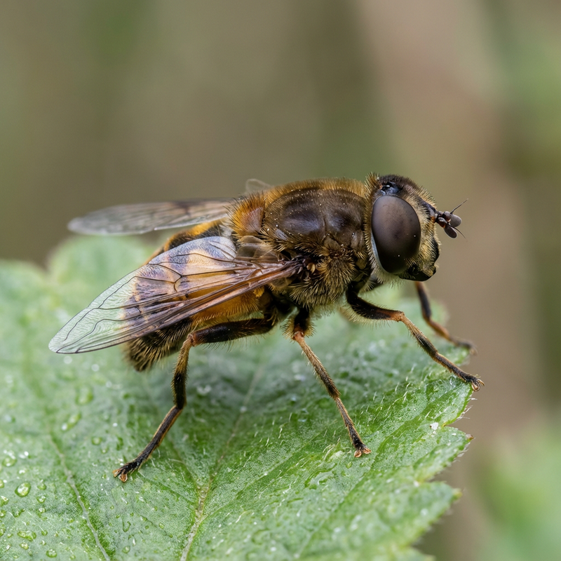 Hoverfly abeille