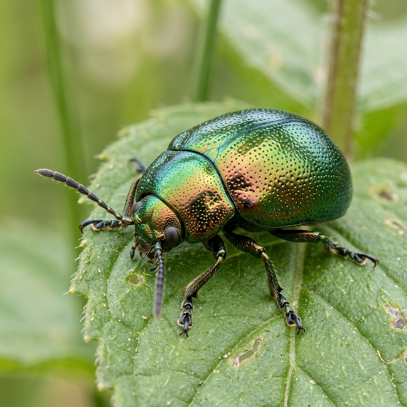 Coléoptères des feuilles (genre Chrysolina)