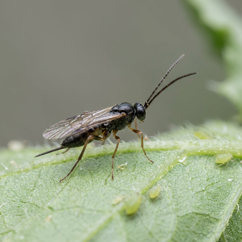 Guêpe parasite des pucerons (grandes espèces)