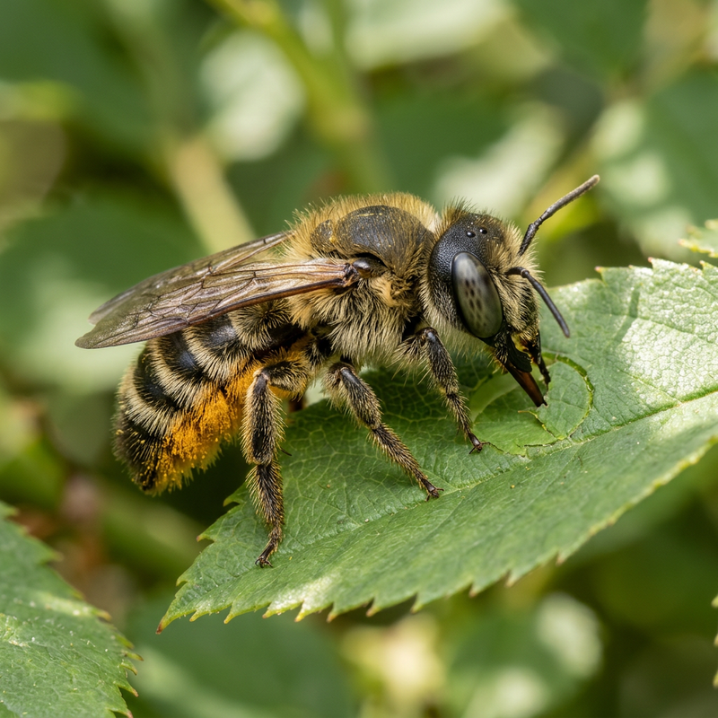 Abeille coupeuse de feuilles