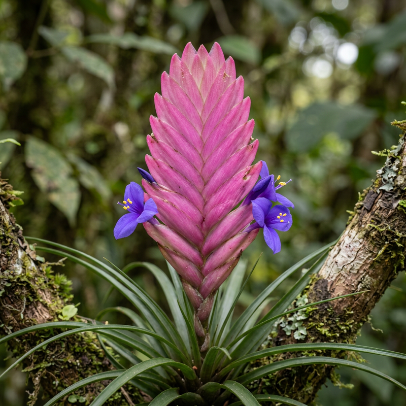 Tillandsia bleue