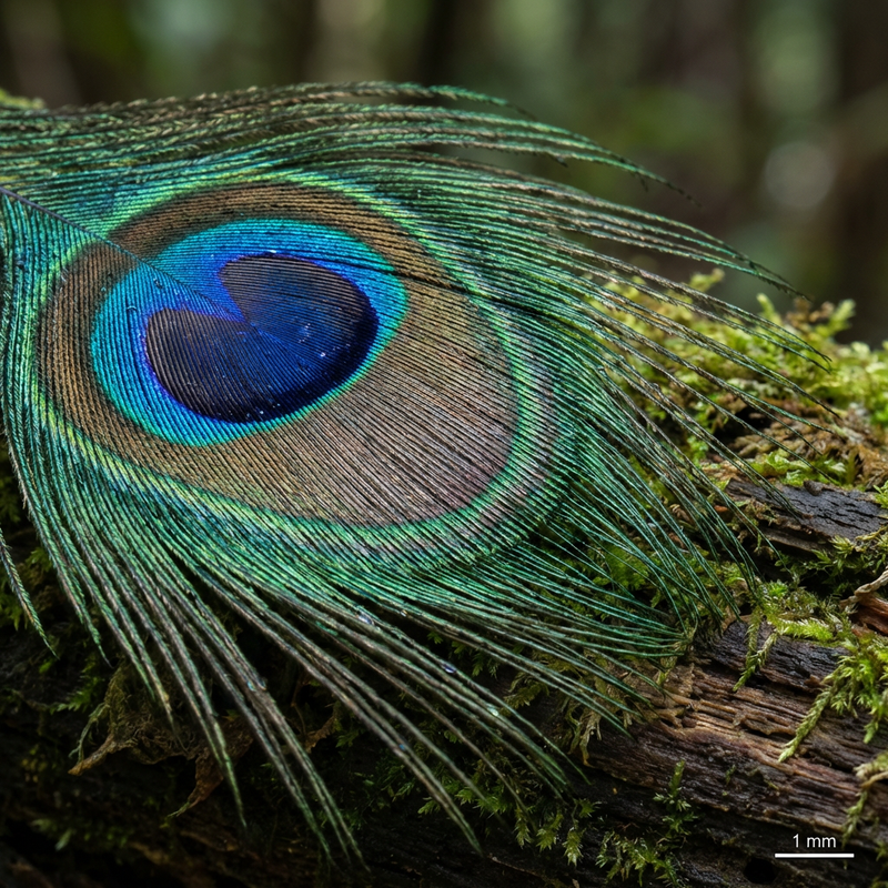 Paon bleu
