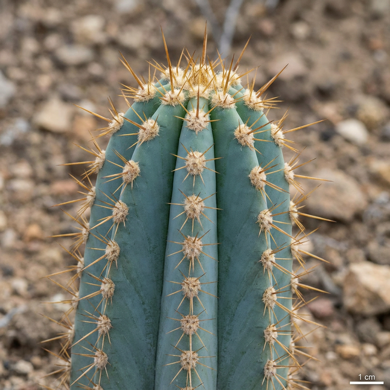 Cactus colonnaire bleu
