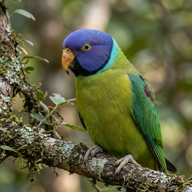 Perruche à tête bleue