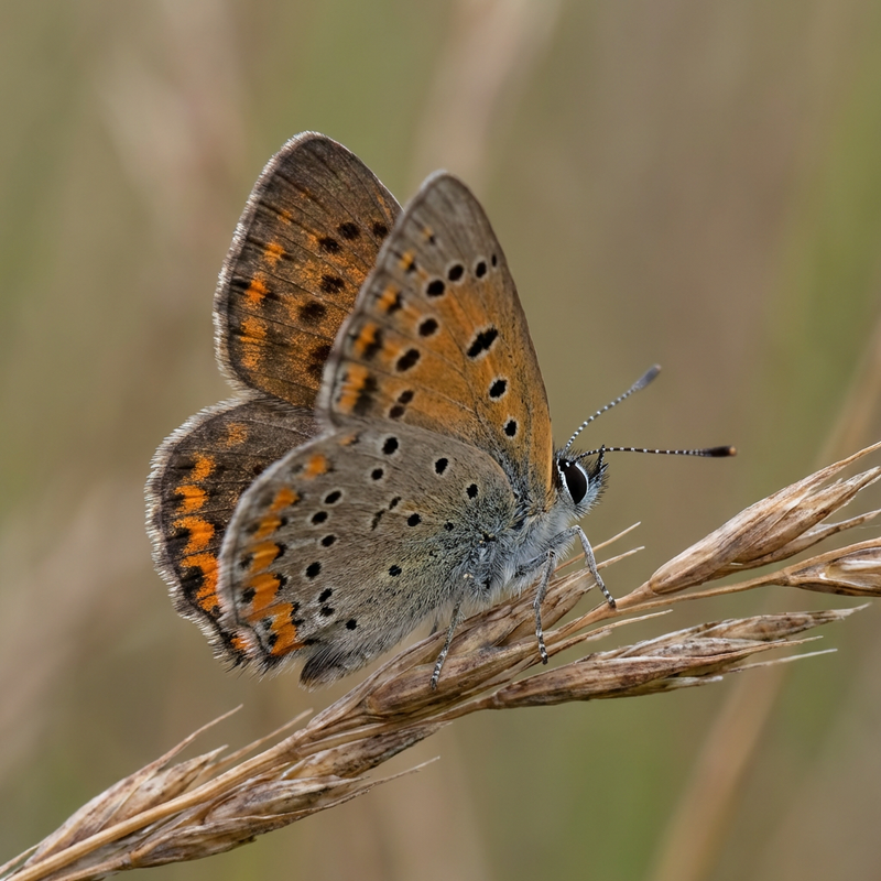 Papillon de feu brun