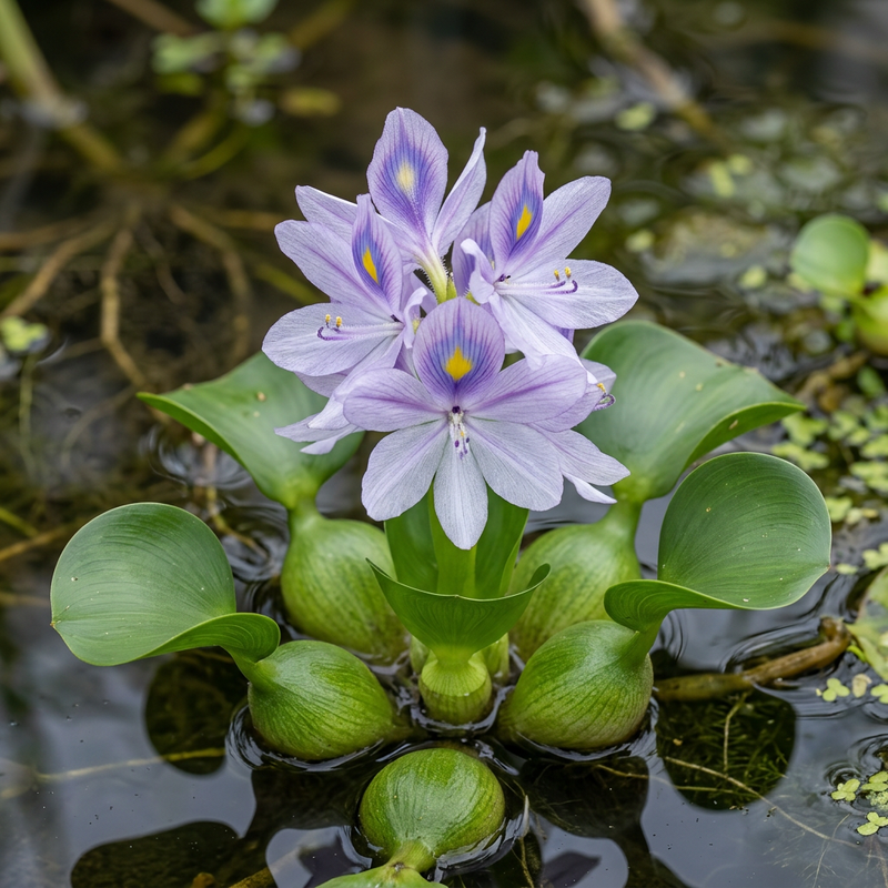 Jacinthe d'eau à tige épaisse