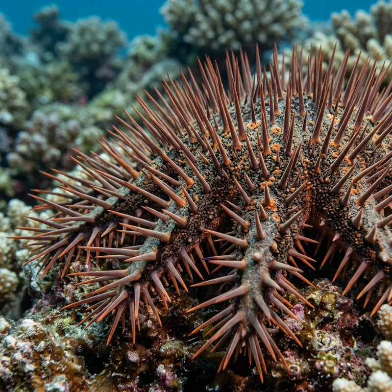 Étoile de mer couronne d'épines