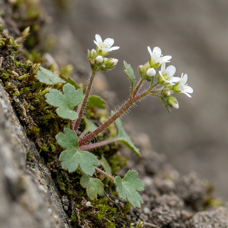 Saxifrage à trois doigts