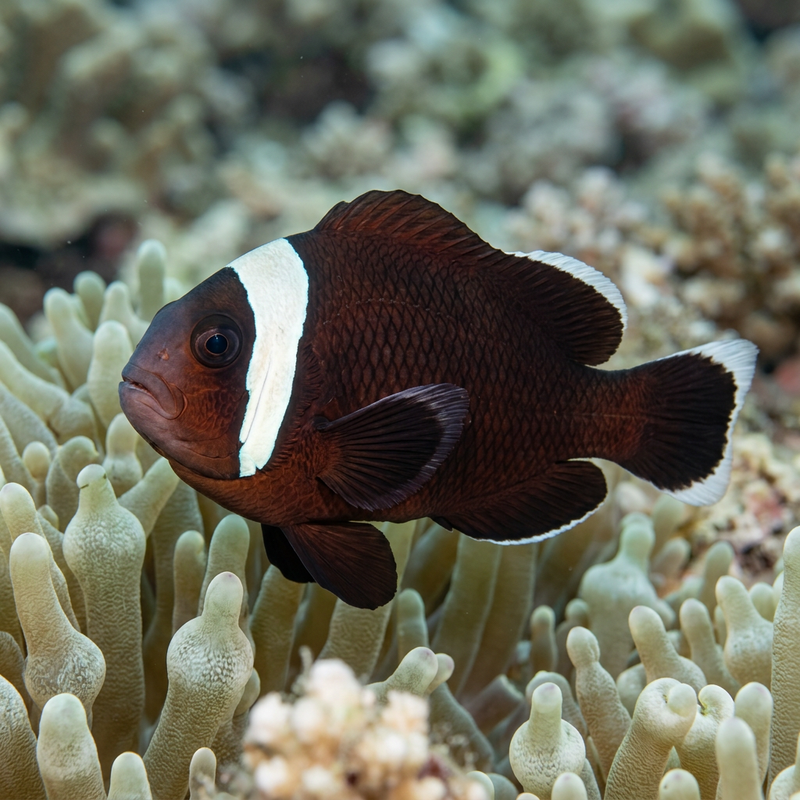 Poisson clown noir