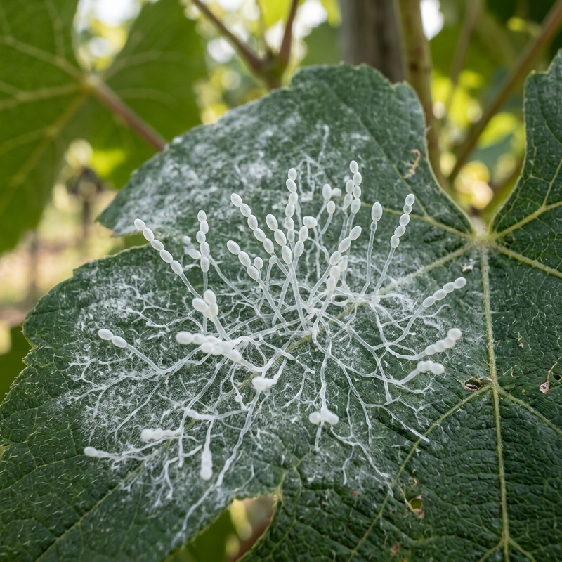 Oïdium de la vigne