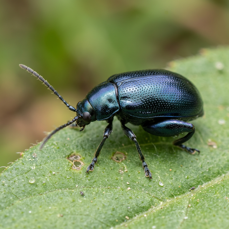 Altise (Altica), illustration IA