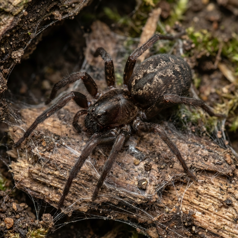 Araignée sombre