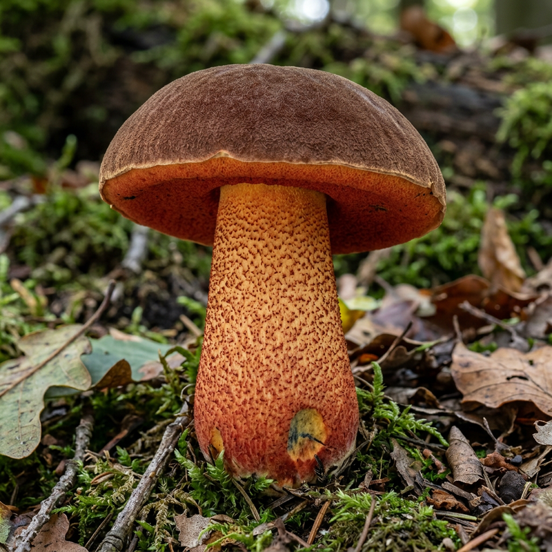 Bolet de sorcière à tige feuilletée