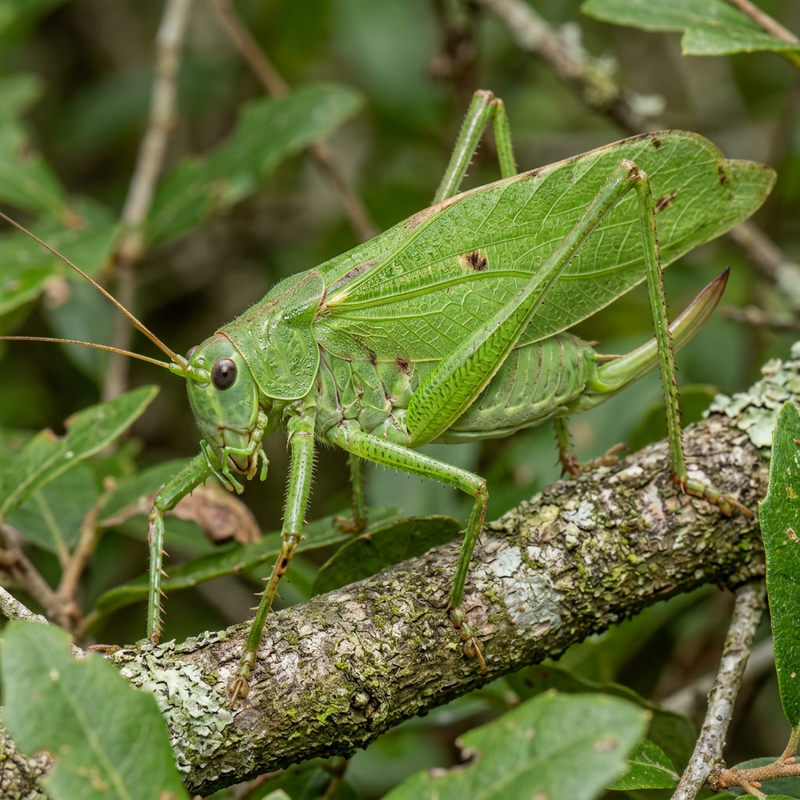 Sauterelle à feuilles géantes de Floride
