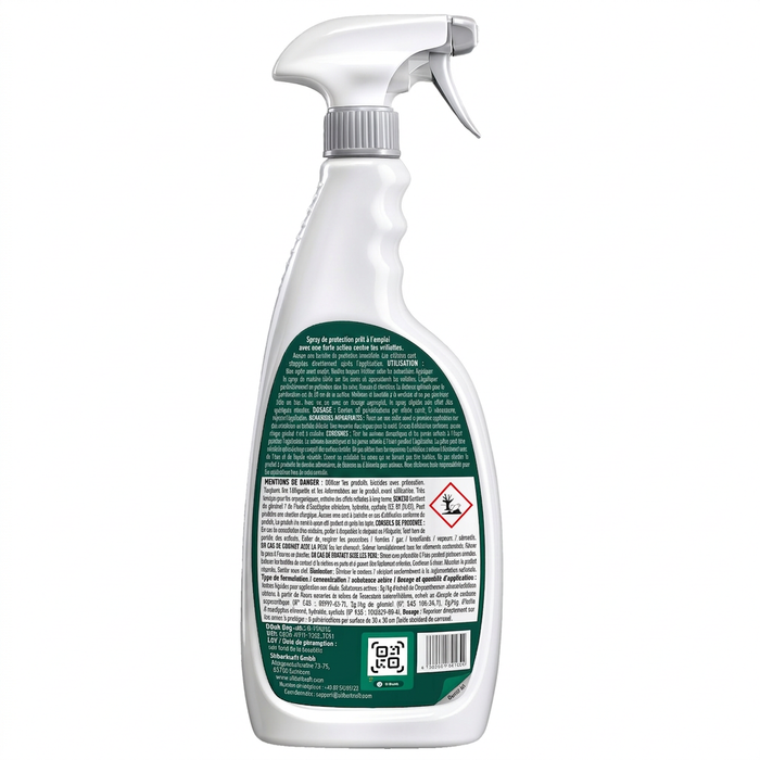 Spray anti-insectes xylophages : Traitement contre les insectes xylophages, les capricornes et les vrillettes du bois pour une utilisation intérieure et extérieure, incluant un livre électronique.