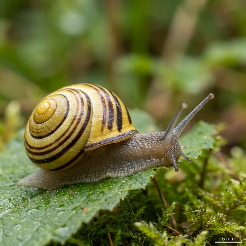 Escargot de ruban de jardin