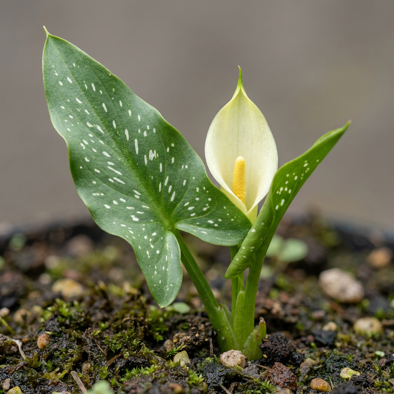 Lys calla tachetés