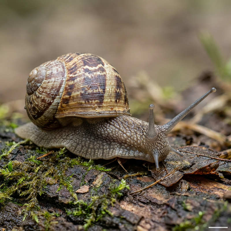 Escargot romain tacheté