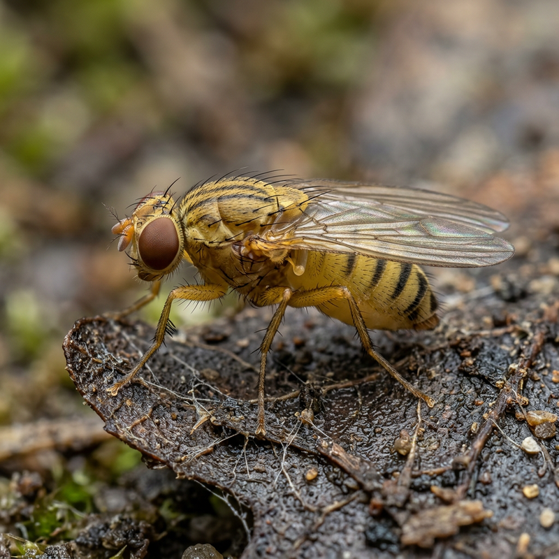 Mouche jaune des fruits