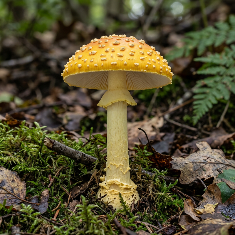 Agaric mouche jaune