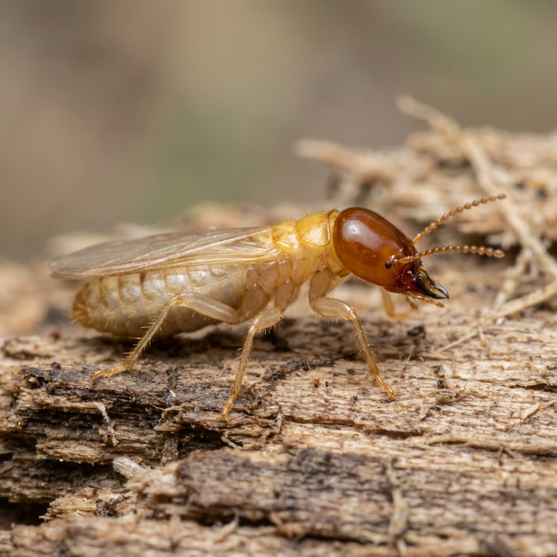 Termite à cou jaune