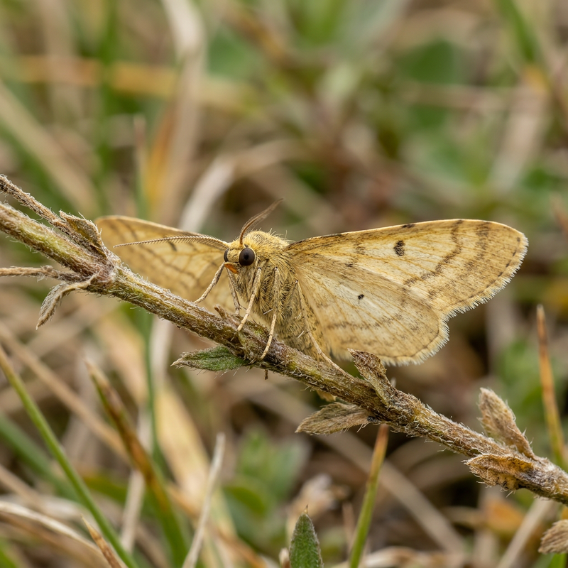 Papillon jaunâtre de la hornwort