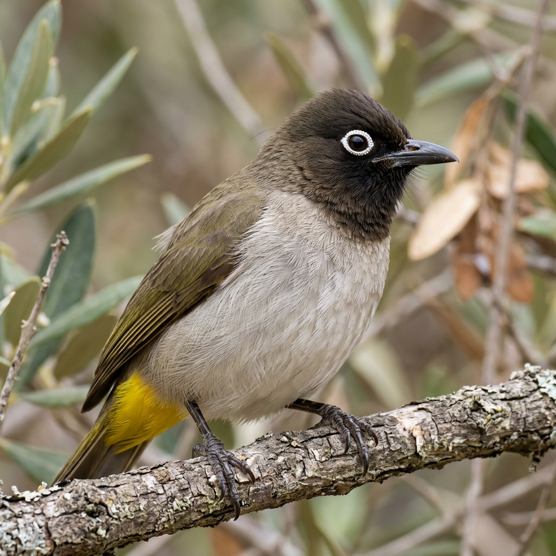 Bulbul à croupion jaune