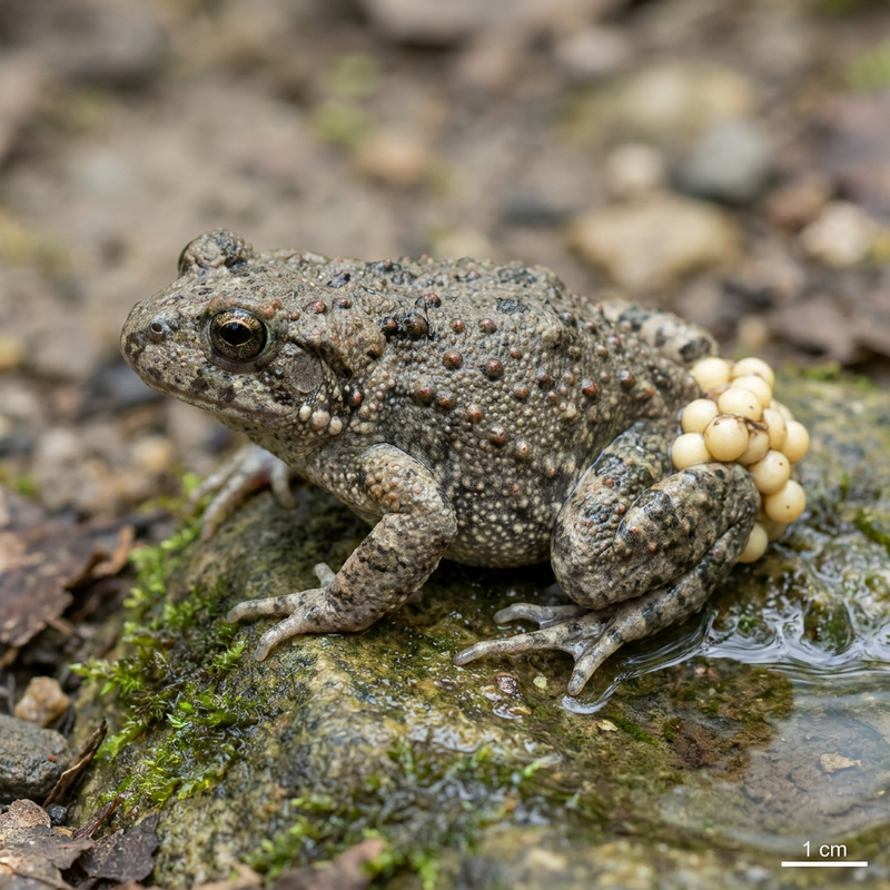 Crapaud accoucheur commun