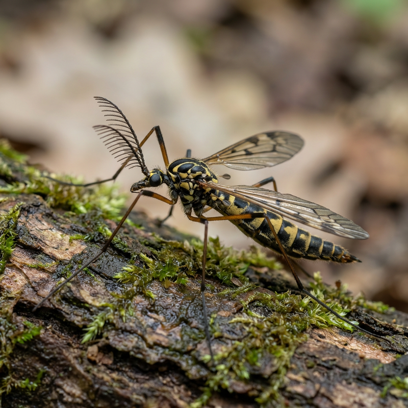 Cranefly à crête commune