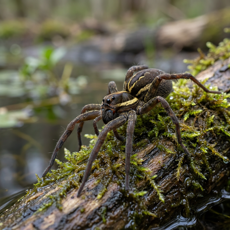 Araignée chasseuse à bords tranchants