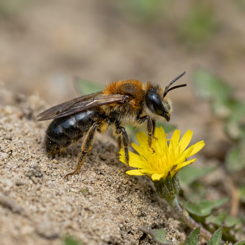 Abeille de sable brillante