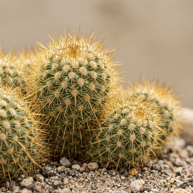 Cactus épineux doré