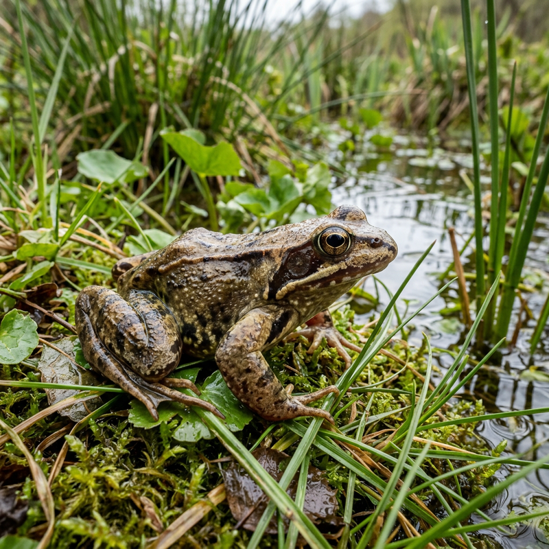 Grenouille rousse