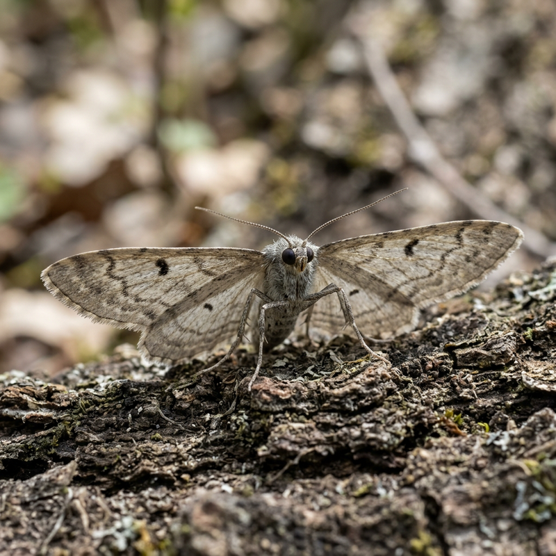 Papillon nain gris