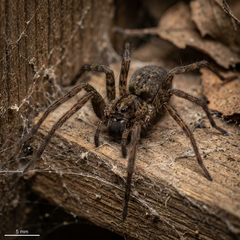 Grande araignée de maison