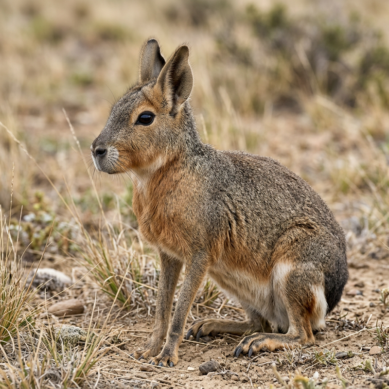 Gros lapin de la pampa