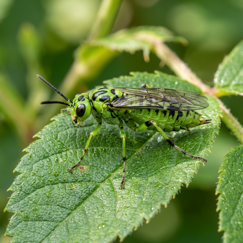 Tenthrède verte