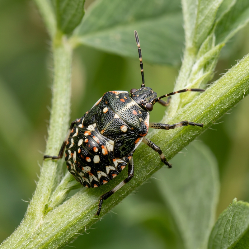 Nymphe de la punaise verte du riz