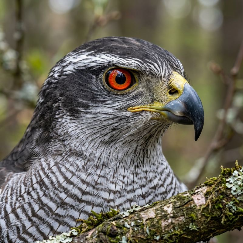faucon (Accipiter gentilis), illustration IA