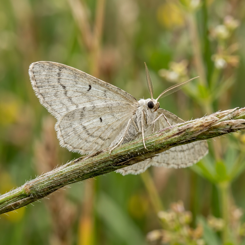 Papillon des prés gris clair