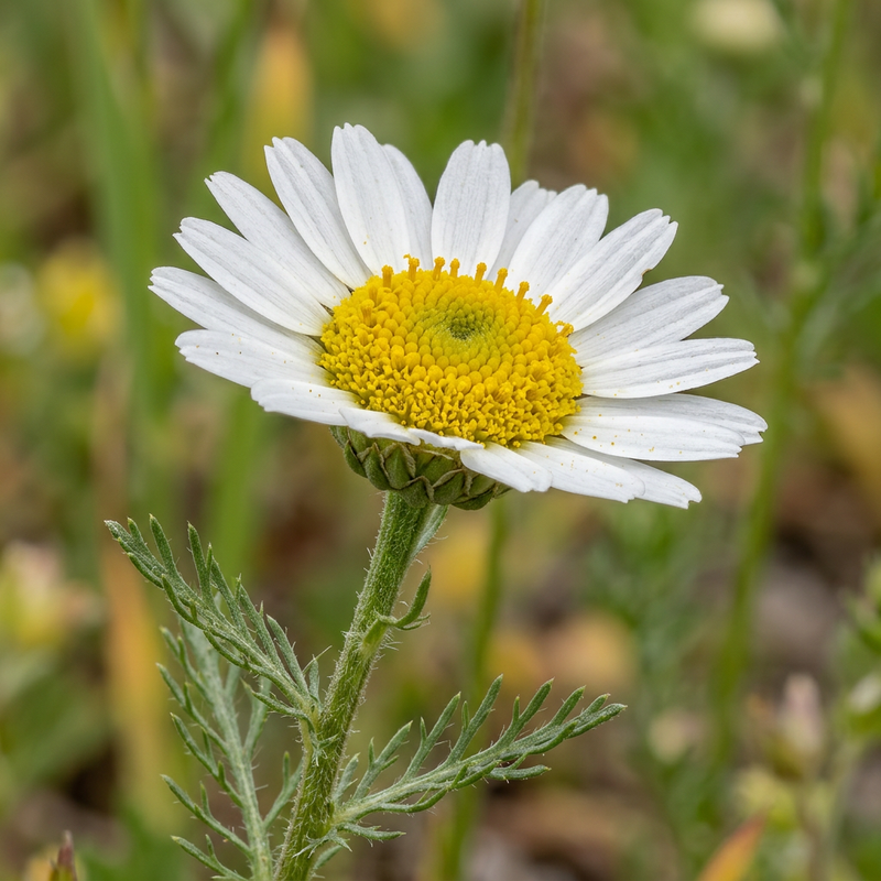 Hundskamille (Anthemis), illustration IA