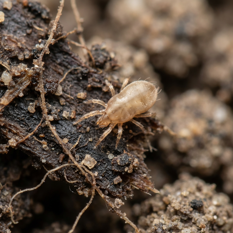 Acarien prédateur du sol / Hypoaspis
