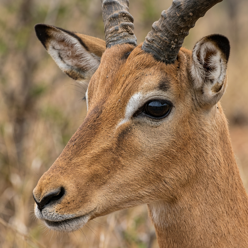 impala (Aepyceros melampus), illustration IA