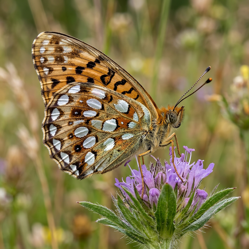 Petit papillon fritillaire