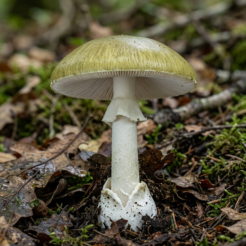 Champignon calotte mortuaire